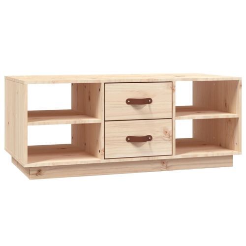 Table basse 100x50x41 cm Bois massif de pin - Photo n°2; ?>