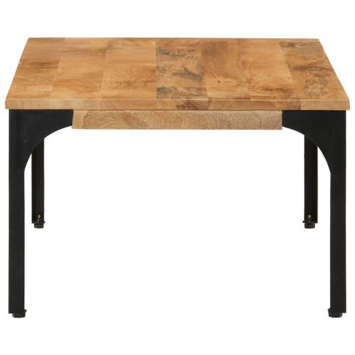 Table basse 100x55x35 cm bois de manguier massif - Photo n°3; ?>