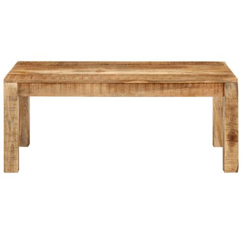 Table basse 100x55x40 cm bois de manguier massif - Photo n°2; ?>