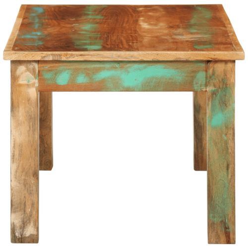 Table basse 100x55x45 cm bois de récupération massif - Photo n°3; ?>