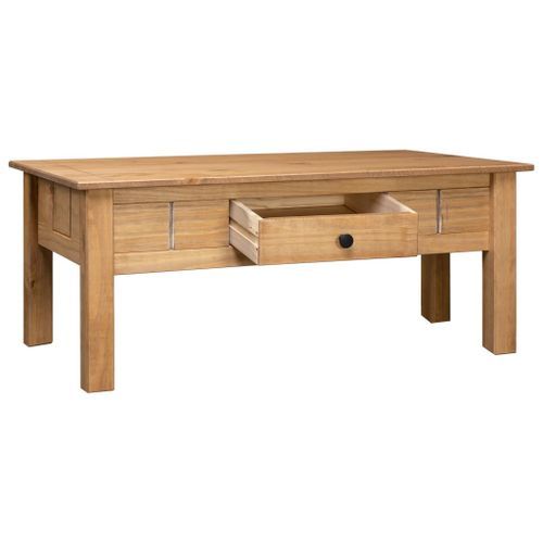 Table basse 100x60x45 cm Pin massif Assortiment Panama - Photo n°3; ?>