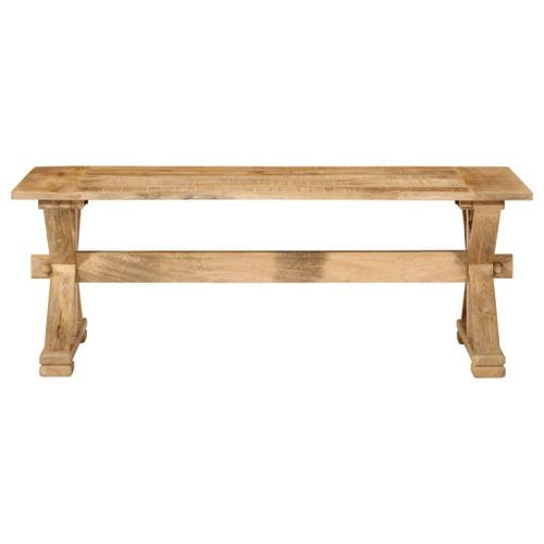 Table basse 110x52x40 cm bois de manguier massif - Photo n°2; ?>