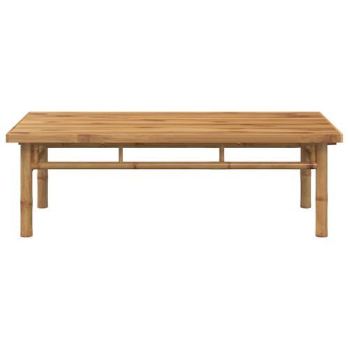 Table basse 110x55x35 cm bambou - Photo n°3; ?>