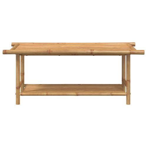 Table basse 110x55x45 cm bambou - Photo n°3; ?>