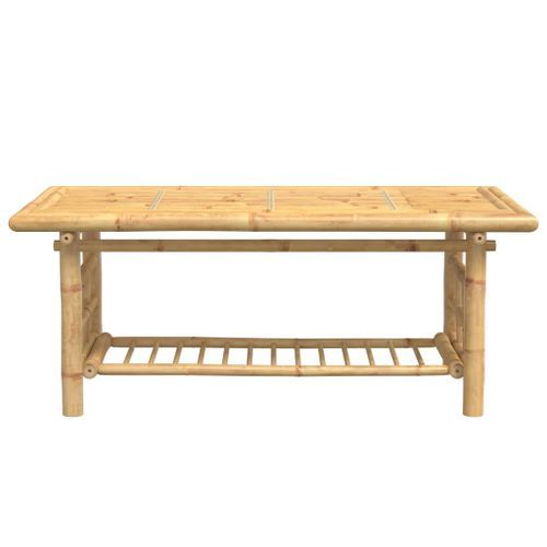 Table basse 110x55x45 cm bambou - Photo n°3; ?>