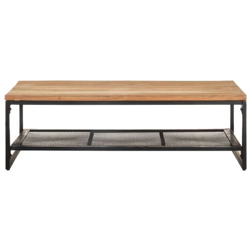 Table basse 110x60x35 cm Bois d'acacia massif 2 - Photo n°2; ?>