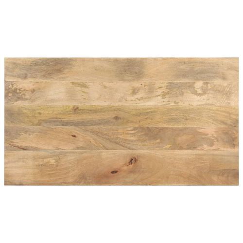 Table basse 110x60x35 cm Bois de manguier massif - Photo n°3; ?>