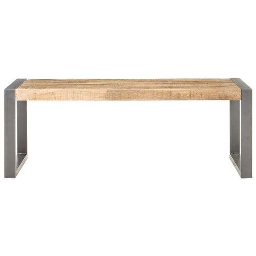 Table basse 110x60x40 cm Bois solide 2 - Photo n°3; ?>