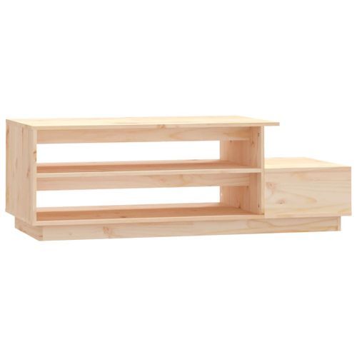 Table basse 120x50x40,5 cm Bois massif de pin - Photo n°2; ?>