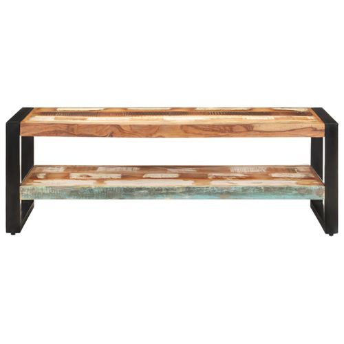 Table basse 120x60x40 cm Bois de récupération solide - Photo n°3; ?>