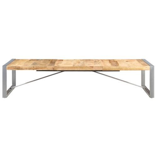 Table basse 180x90x40 cm Bois de manguier brut 2 - Photo n°2; ?>