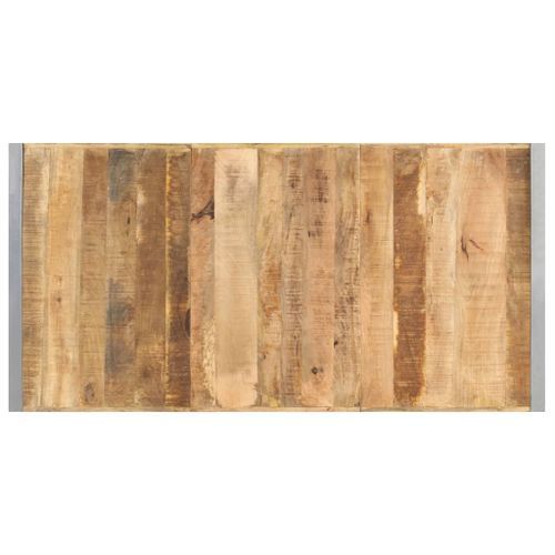 Table basse 180x90x40 cm Bois de manguier brut 2 - Photo n°3; ?>