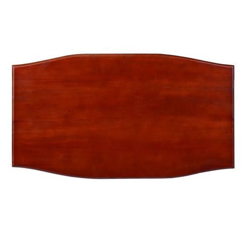 Table basse 2 tiroirs acajou massif foncé Futar 90 cm - Photo n°3; ?>