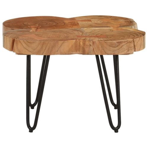 Table basse 36 cm 4 troncs bois d'acacia massif - Photo n°2; ?>