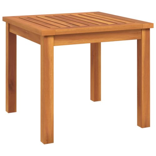 Table basse 40x40x36 cm bois d'acacia massif - Photo n°2; ?>