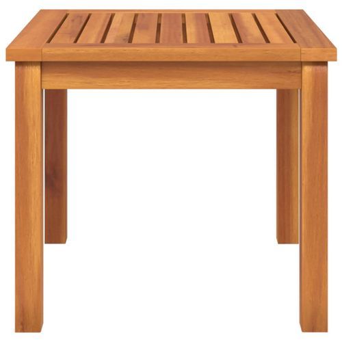 Table basse 40x40x36 cm bois d'acacia massif - Photo n°3; ?>