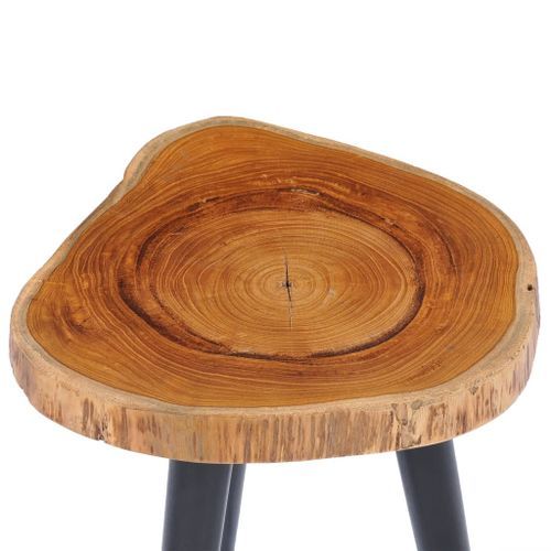 Table basse 40x45 cm Teck solide - Photo n°3; ?>