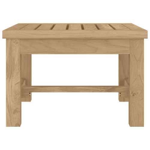 Table basse 45x45x30 cm bois massif de teck - Photo n°3; ?>