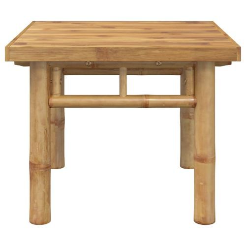 Table basse 45x45x35 cm bambou - Photo n°3; ?>