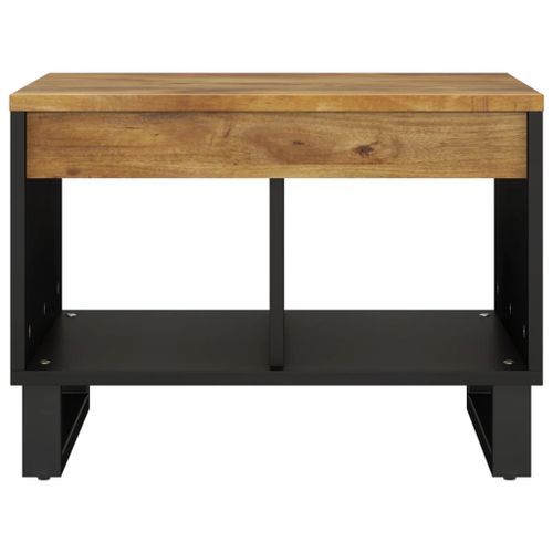 Table basse 55x50x40 cm bois de manguier massif - Photo n°3; ?>