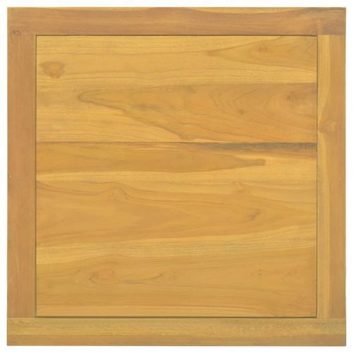 Table basse 60x60x40 cm Bois massif de teck - Photo n°3; ?>