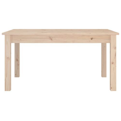 Table basse 80x50x40 cm Bois massif de pin - Photo n°3; ?>