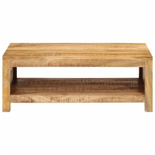 Table basse 80x55x30 cm bois de manguier massif - Photo n°2; ?>