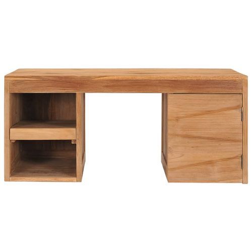 Table basse 90x50x40 cm Bois de teck massif - Photo n°2; ?>