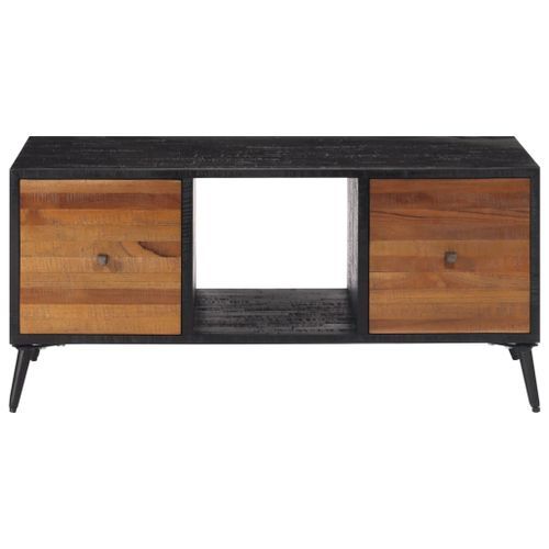 Table basse 90x50x41 cm teck de récupération massif - Photo n°3; ?>