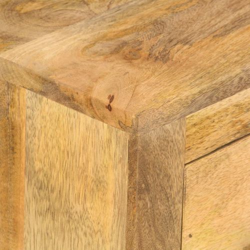 Table basse avec 4 tiroirs 90x50x35 cm Bois solide de manguier - Photo n°2; ?>