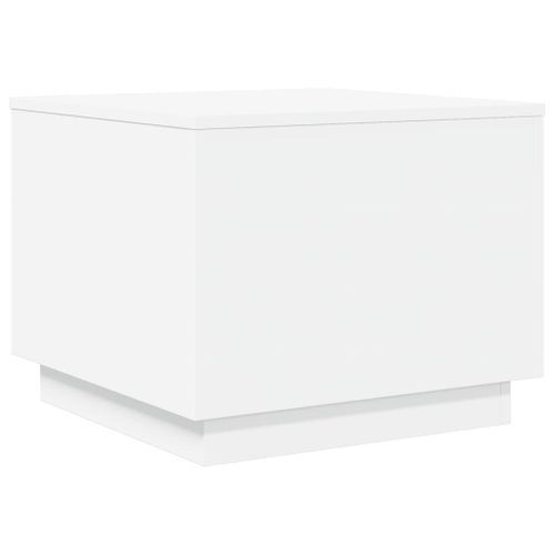 Table basse avec lumières LED blanc 50x50x40 cm - Photo n°3; ?>