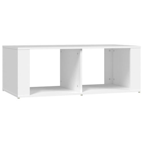 Table basse Blanc 100x50x36 cm Bois d'ingénierie - Photo n°2; ?>