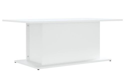 Table basse Blanc 102x55,5x40 cm - Photo n°2; ?>