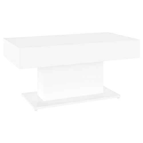 Table basse Blanc 96x50x45 cm - Photo n°2; ?>