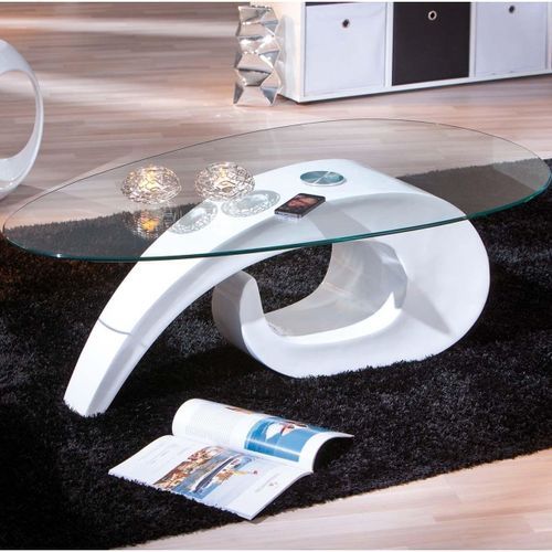 Table basse Blanche Coisa - Photo n°2; ?>