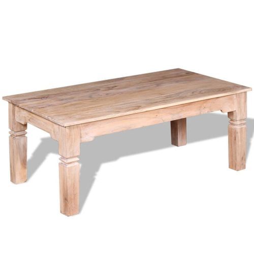 Table basse Bois d'acacia 110 x 60 x 45 cm - Photo n°2; ?>