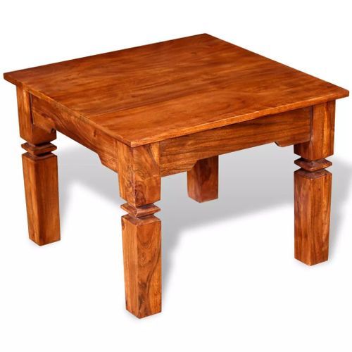 Table basse Bois massif 60 x 60 x 45 cm - Photo n°2; ?>