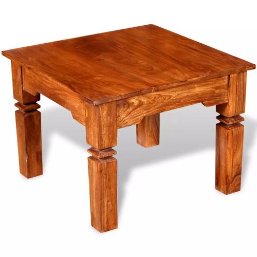 Table basse Bois massif 60 x 60 x 45 cm - Photo n°3; ?>