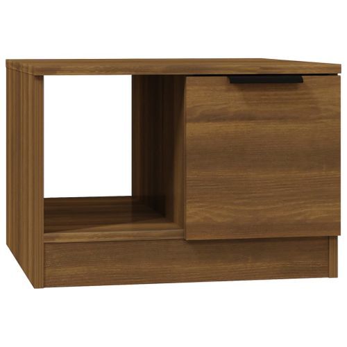 Table basse Chêne marron 50x50x36 cm Bois d'ingénierie - Photo n°2; ?>