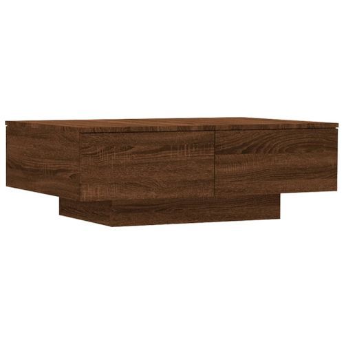 Table basse Chêne marron 90x60x31 cm Bois d'ingénierie - Photo n°2; ?>