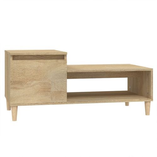 Table basse Chêne sonoma 100x50x45 cm Bois d'ingénierie - Photo n°2; ?>