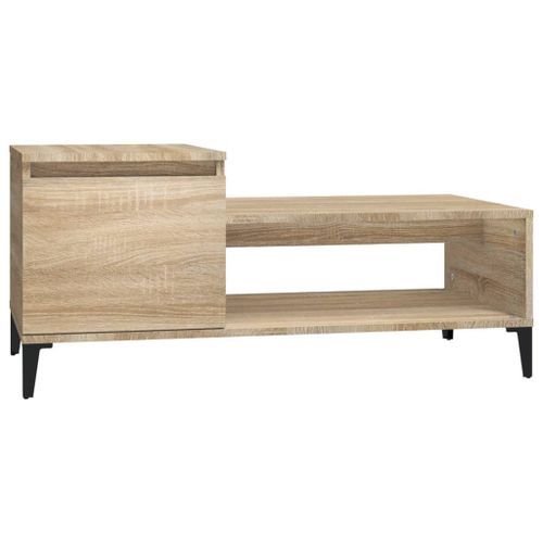 Table basse Chêne sonoma 100x50x45 cm Bois d'ingénierie - Photo n°2; ?>