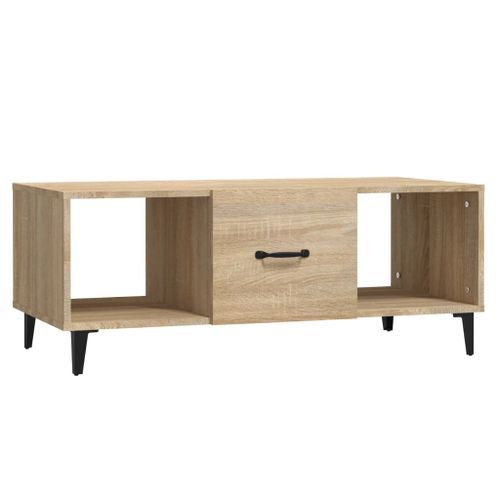 Table basse Chêne sonoma 102x50x40 cm Bois d'ingénierie - Photo n°2; ?>