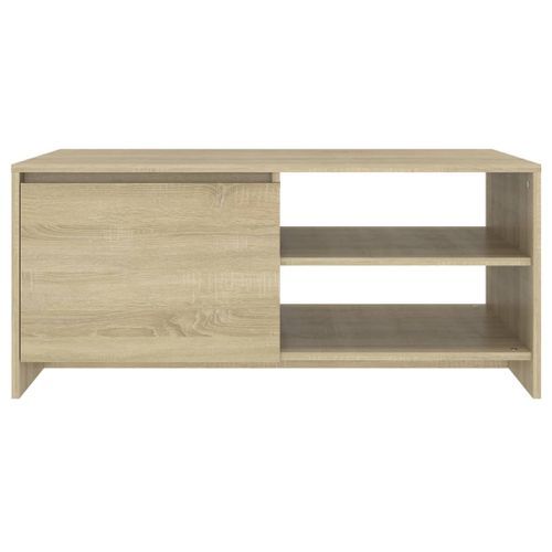 Table basse Chêne sonoma 102x50x45 cm Bois d'ingénierie - Photo n°3; ?>