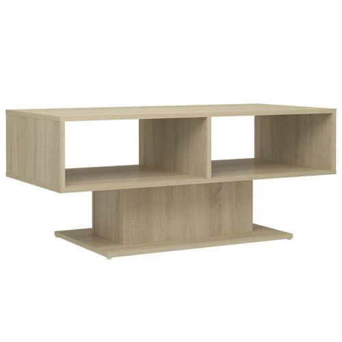 Table basse Chêne sonoma 103,5x50x44,5 cm - Photo n°2; ?>