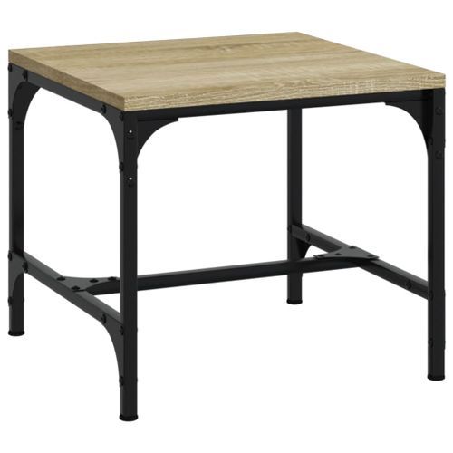 Table basse Chêne sonoma 50x50x35 cm Bois d'ingénierie - Photo n°2; ?>