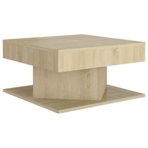 Table basse Chêne sonoma 57x57x30 cm - Photo n°3; ?>