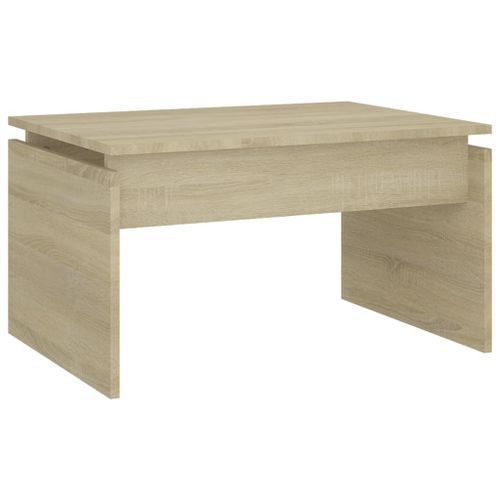 Table basse Chêne sonoma 68x50x38 cm - Photo n°2; ?>