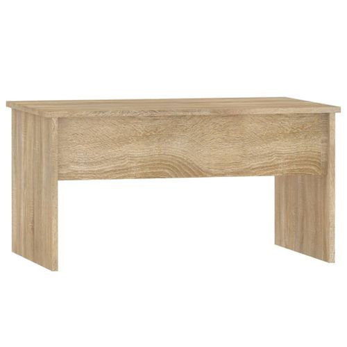 Table basse Chêne sonoma 80x50,5x41,5 cm Bois d'ingénierie - Photo n°3; ?>