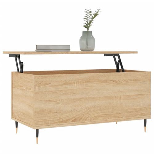 Table basse Chêne sonoma 90x44,5x45 cm Bois d'ingénierie - Photo n°3; ?>